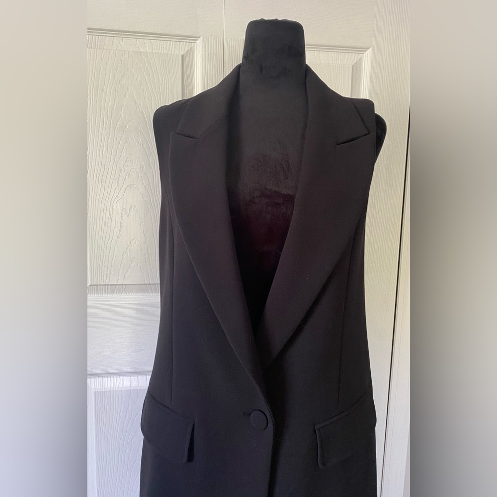 Express Sleeveless Long Blazer Size XS - Picture 4 of 5